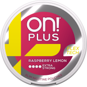 On! Plus Raspberry Lemon Extra Strong Slim