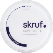 Skruf Superwhite No. 62 Indigo Berry Medium Slim