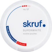 Skruf Superwhite No. 57  Polar Eucalyptus Strong Slim